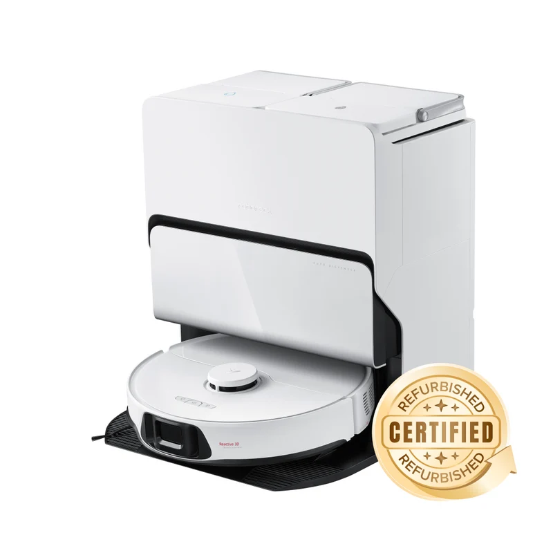 "Refurbished – 90% som ny" Roborock S8 MaxV Ultra robotdammsugare med 8-i-1 RockDock® Ultra