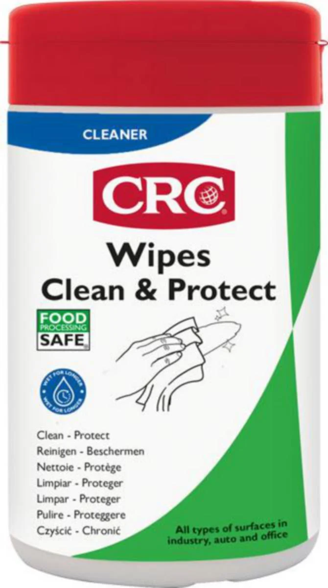 CRC Wipes Clean & Protect 50st/frp