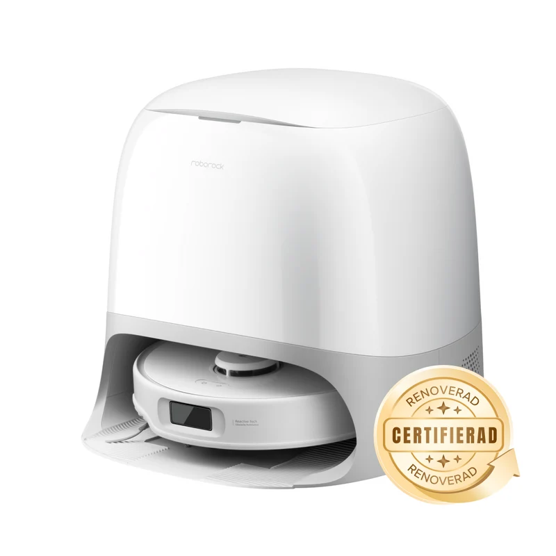 "Refurbished – 90% som ny" Roborock Qrevo Curv S5X robotdammsugare med DuoDivide® huvudborste och multifunktionell dockningsstation 3.0