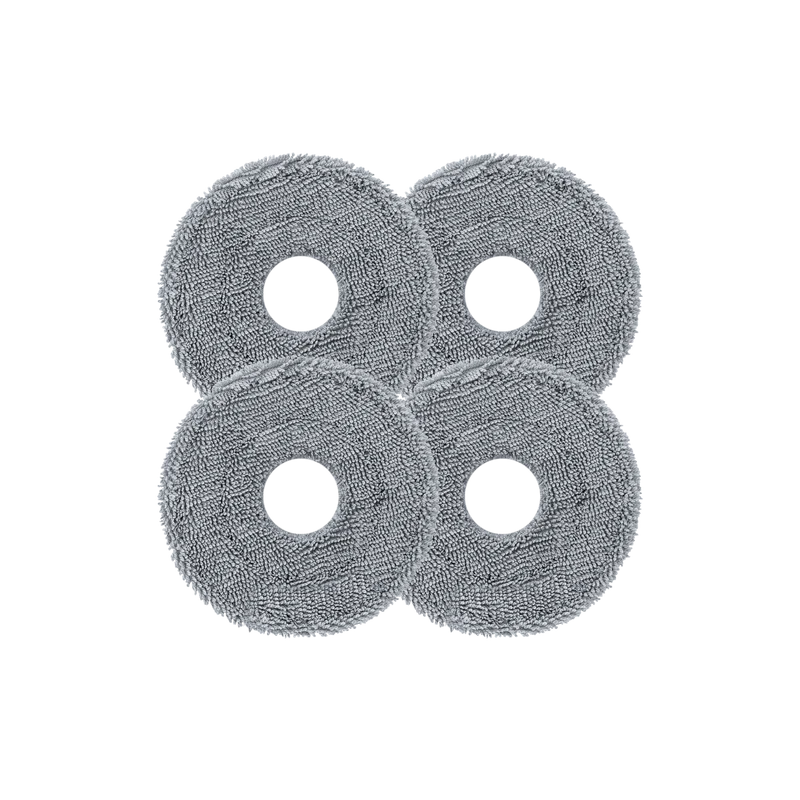 Roborock antibakteriella moppfästen, 4-pack, för Roborock Saros 20, Saros 20 Complete, Saros 20X, Saros 20 Set, Qrevo Edge 2, Qrevo Edge 2 Set