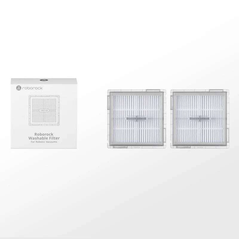Roborock Tvättbart filter 2 st för Q10 S5 Serie, Q10 VF Serie och Q10 X5 Serie