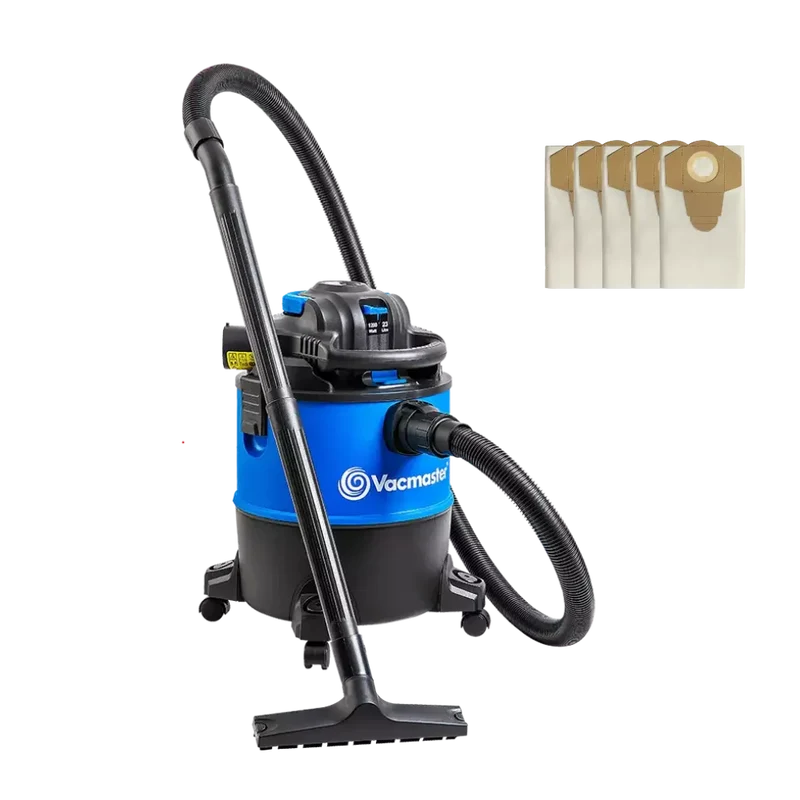 Vacmaster 2-in-1 Wet & Dry Vacuum Cleaner Bag Kit| Garden & Artificial Grass Vacuum Cleaner with Detachable Leaf Blower-with Spare Dust Bags X 5