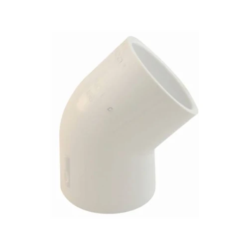 Schedule 40 PVC 45 Degree Elbow - 1.5" Slip | 417-015