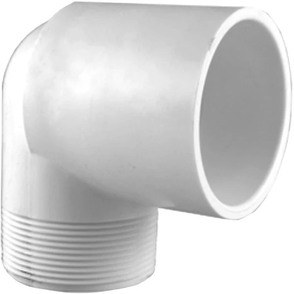 Westlake Schedule 40 PVC 90 Degree Street Elbow 410-015 – 1.5" MPT x Slip