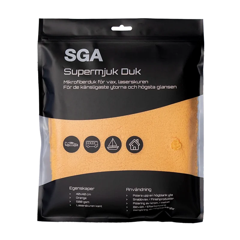 Mikrofiberduk SGA Supermjuk Duk, 40x40 cm