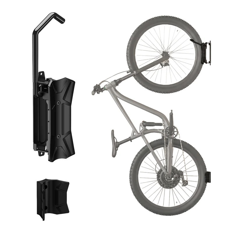 Maclean cykelhållare/vägghängare, max. belastning 35 kg, justerbar lutningsvinkel, stål, MC-171