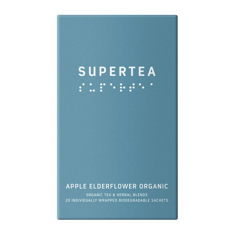 Teministeriet Supertea Apple Elderflower Organic Tea Blue