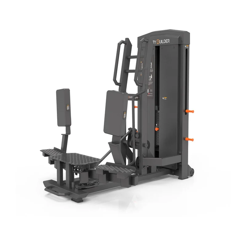 Booty Builder Standing Adductor Selectorized, Stack loaded Strength training Machine Black