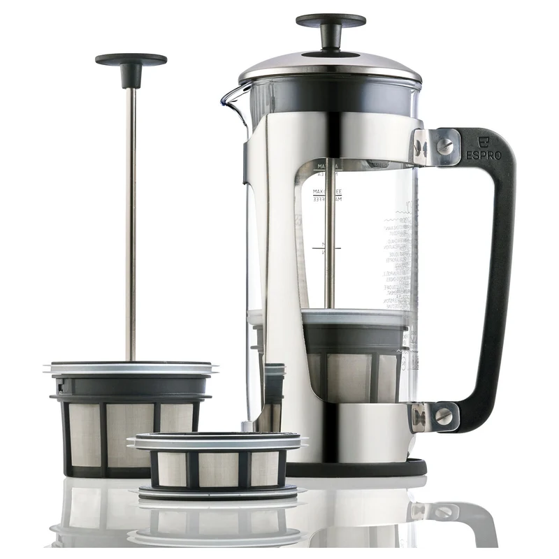 Espro P5 1232C French press coffee maker Alu