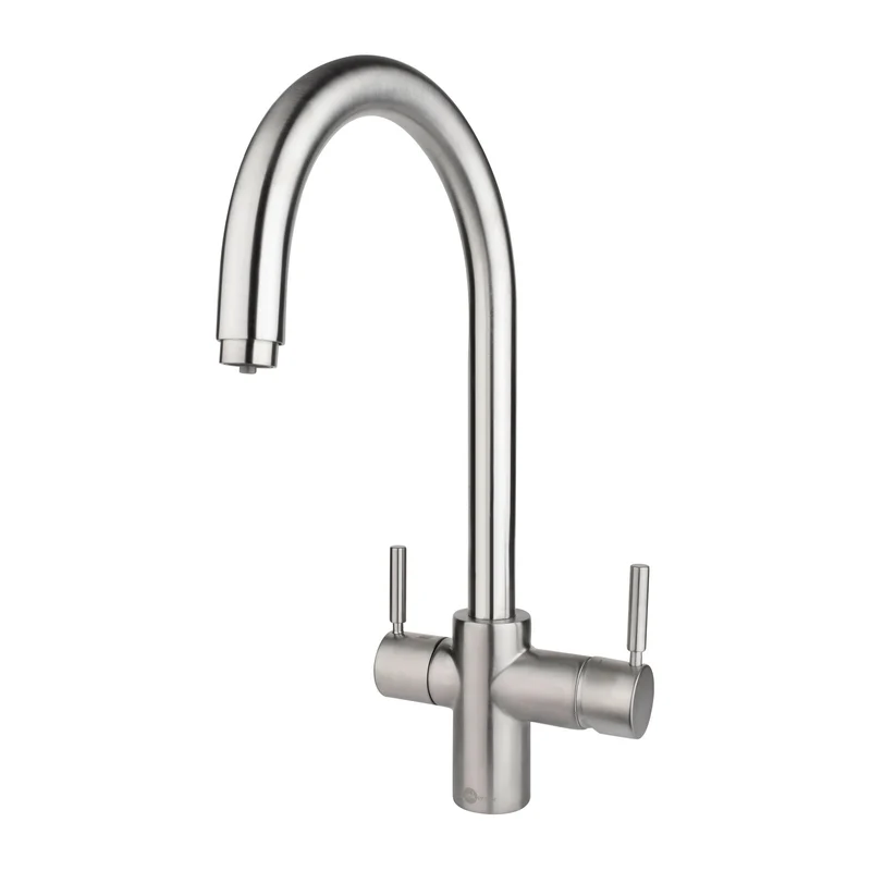 Insinkerator 3N1 Tap - J Shape Tap Brushed steel