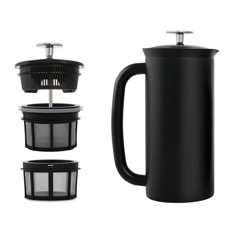 Espro P7 1018C2-17BK French press coffee Black steel