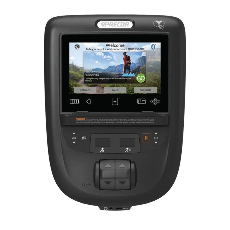 Precor Touchscreen Console P62 Bike INTL DVB Console Cardio Black