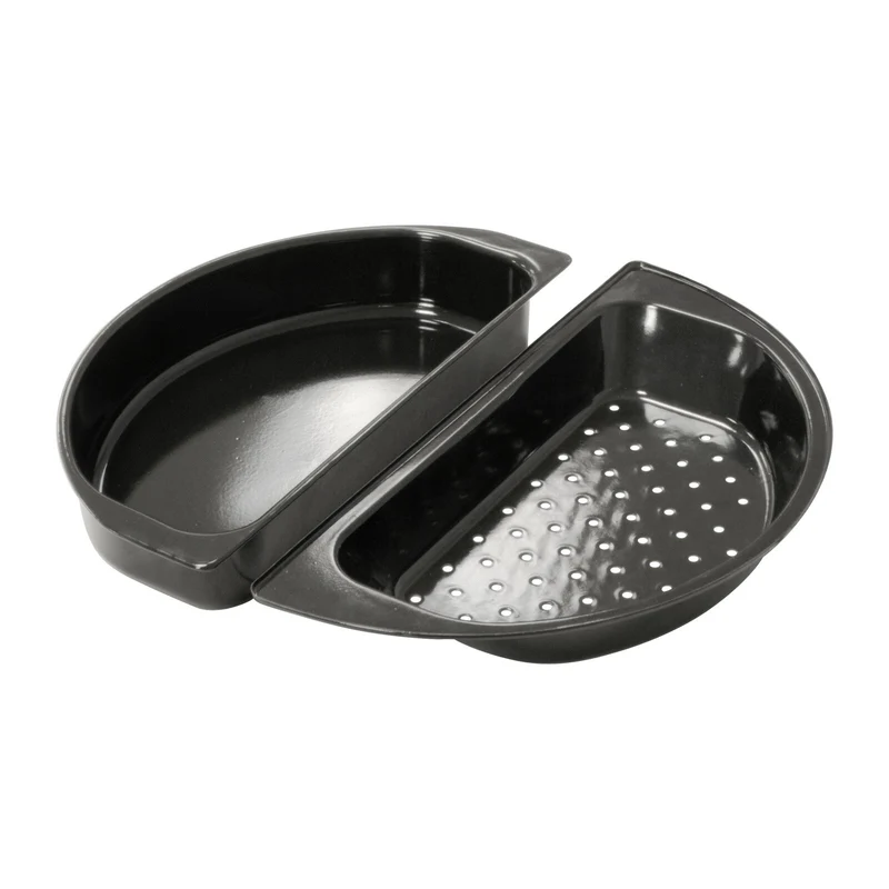 Outdoorchef Half-Moon Two-Part Cooking Set Black