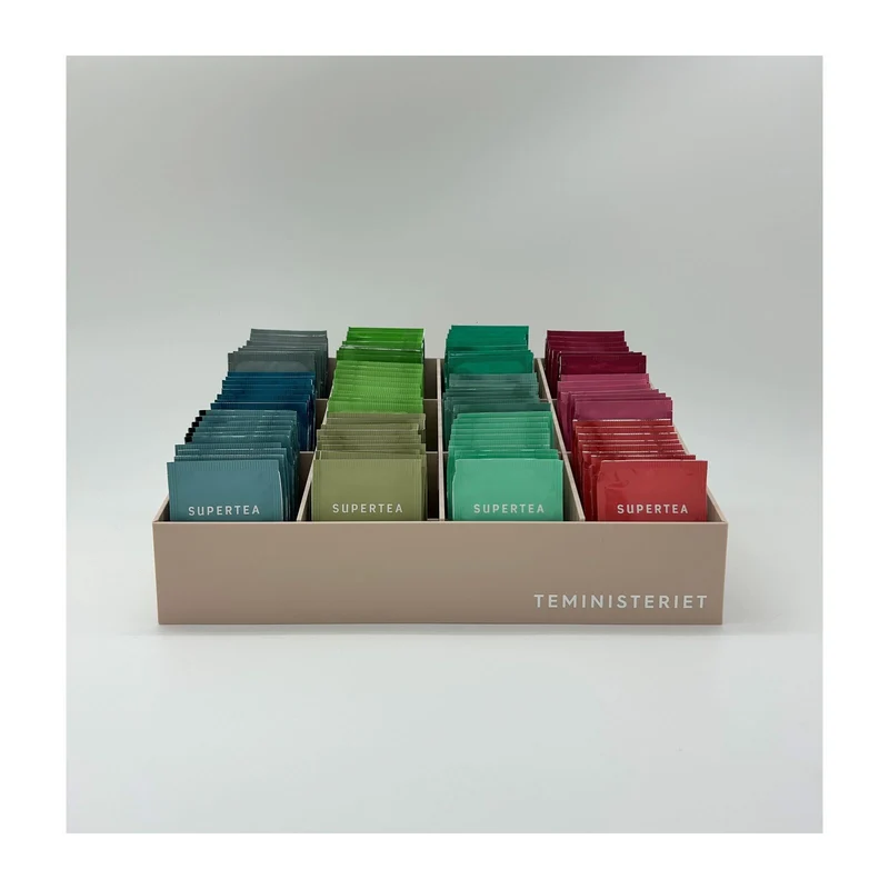 Teministeriet Display Supertea start box incl. 12 variants Organic Tea