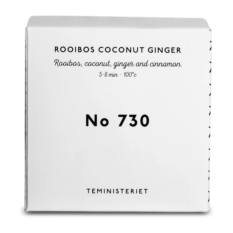 Teministeriet Signature 730 Rooibos Coconut Ginger - Box Tea