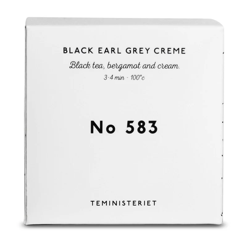Teministeriet Signature 583 Black Earl Grey Creme - Box Tea
