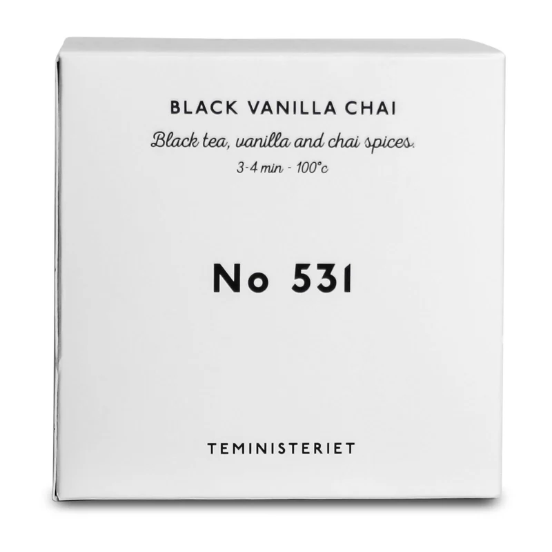 Teministeriet Signature 531 Black Vanilla Chai - Box Tea