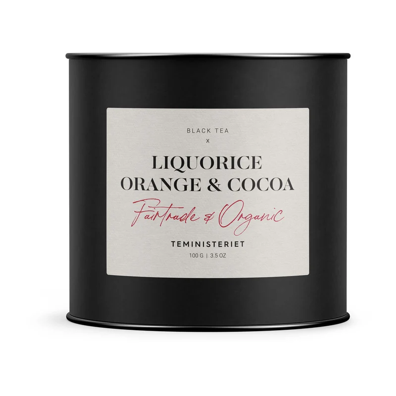 Teministeriet Fairtrade Liquorice Orange & Cocoa Organic Tea