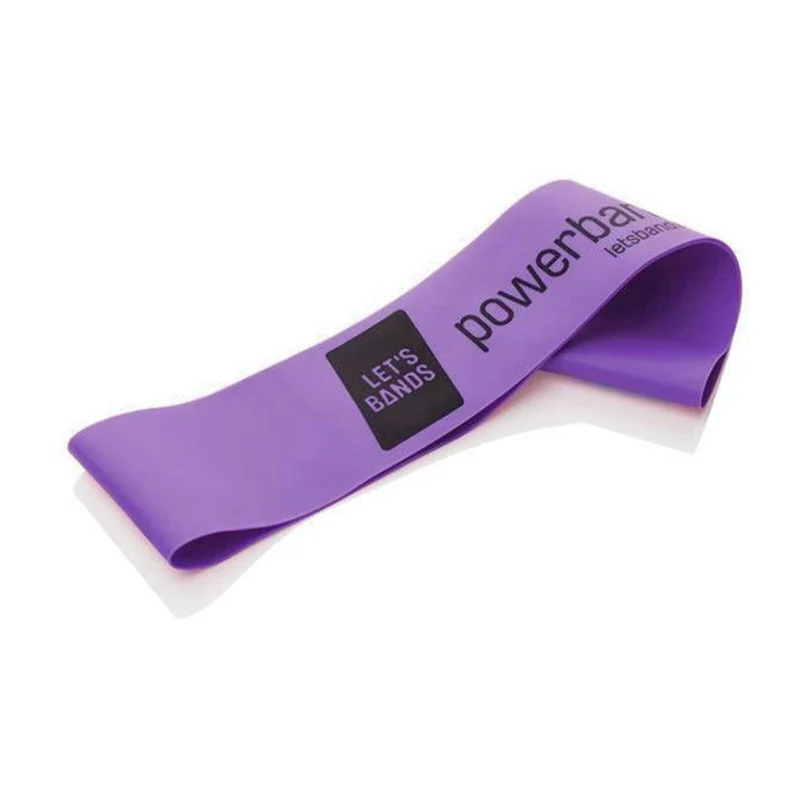 Let's Bands Powerband Mini Heavy, Set of 10 Mini band Purple