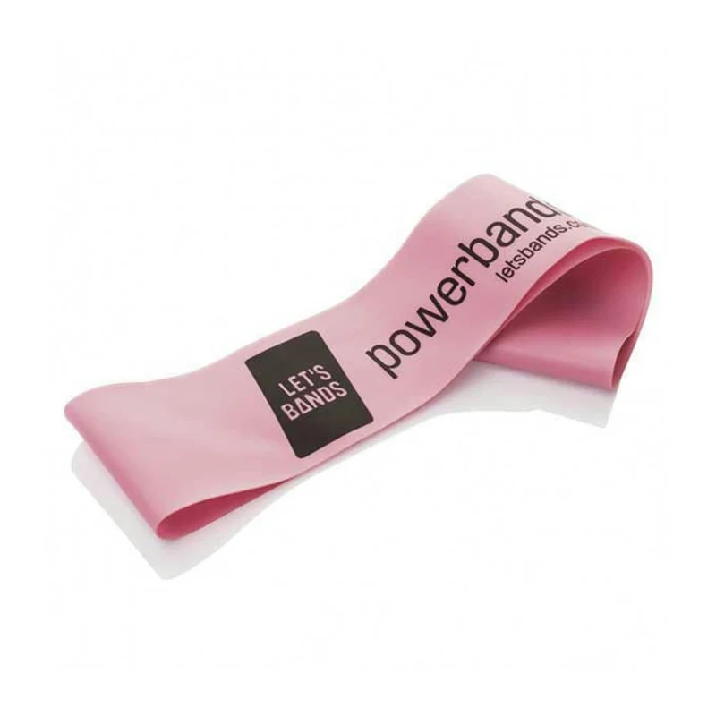 Let's Bands Powerband Mini Light, Set of 10 Mini band Light Pink