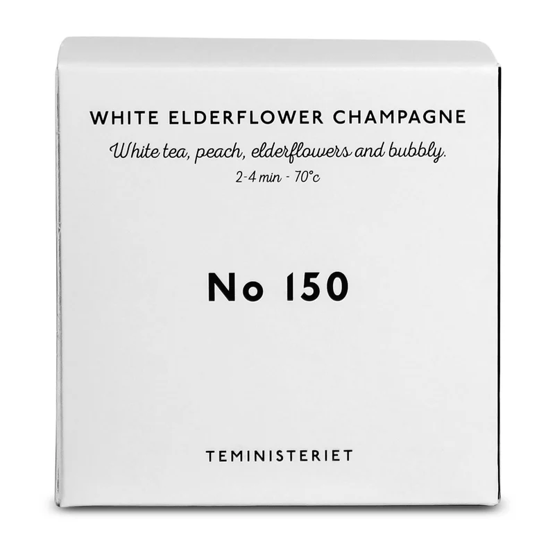 Teministeriet Signature 150 White Elderflower Champagne - Box Tea