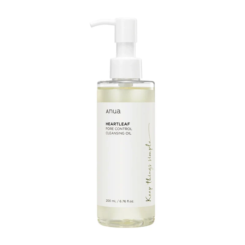 ANUA Heartleaf Pore Control Oil Korean Facial Cleanser Daily Blackhead Removal 200ml