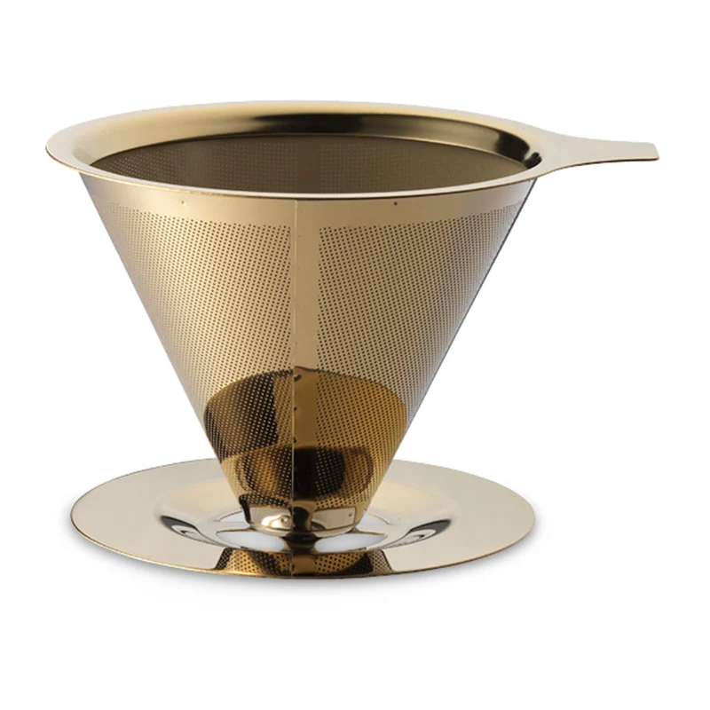 Teministeriet Coffee Dripper 220Ml Accessory for coffee, tea and cocoa Gold