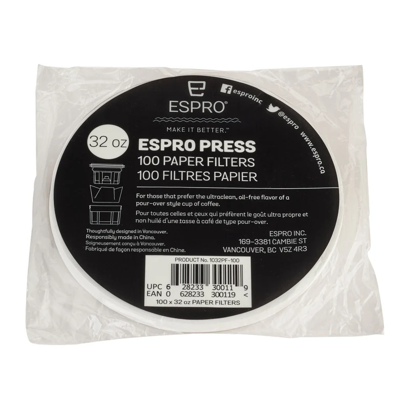 Espro Paper Filters 100 pcs. 1032PF-100 White