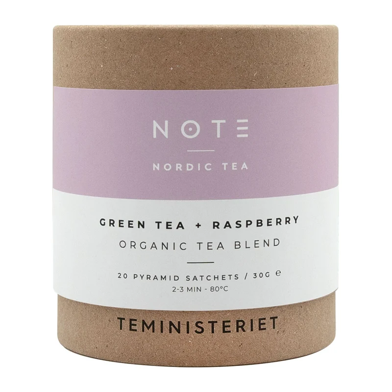 Teministeriet Note Green Tea Rasberry Organic vers 2 Tea