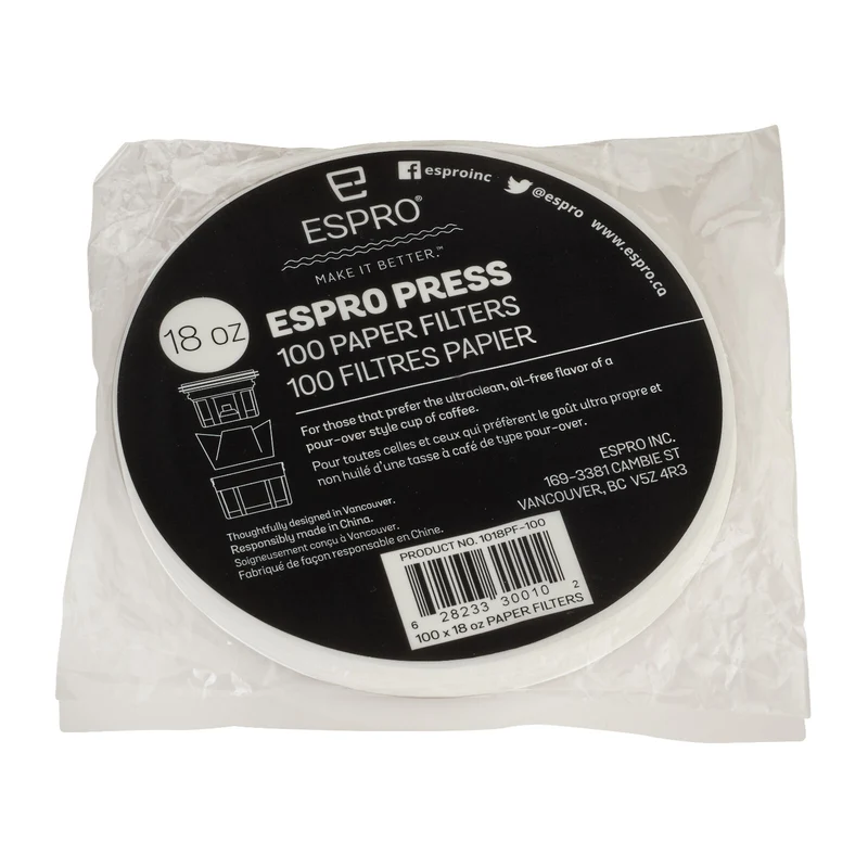 Espro Paper Filters 100 pcs. 1018PF-100 White
