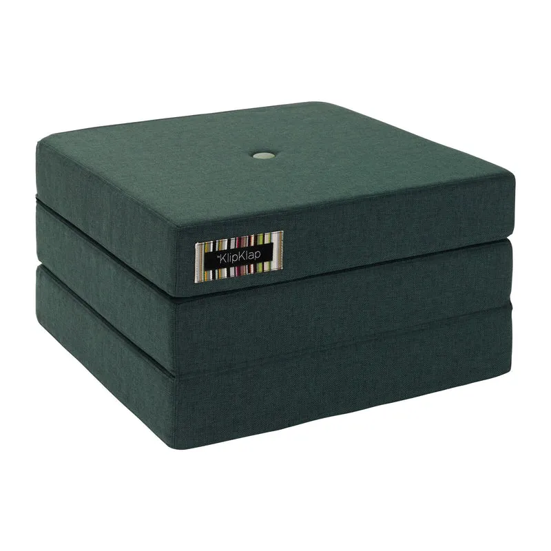 by KlipKlap 3 Fold Single Mattress Deep Green