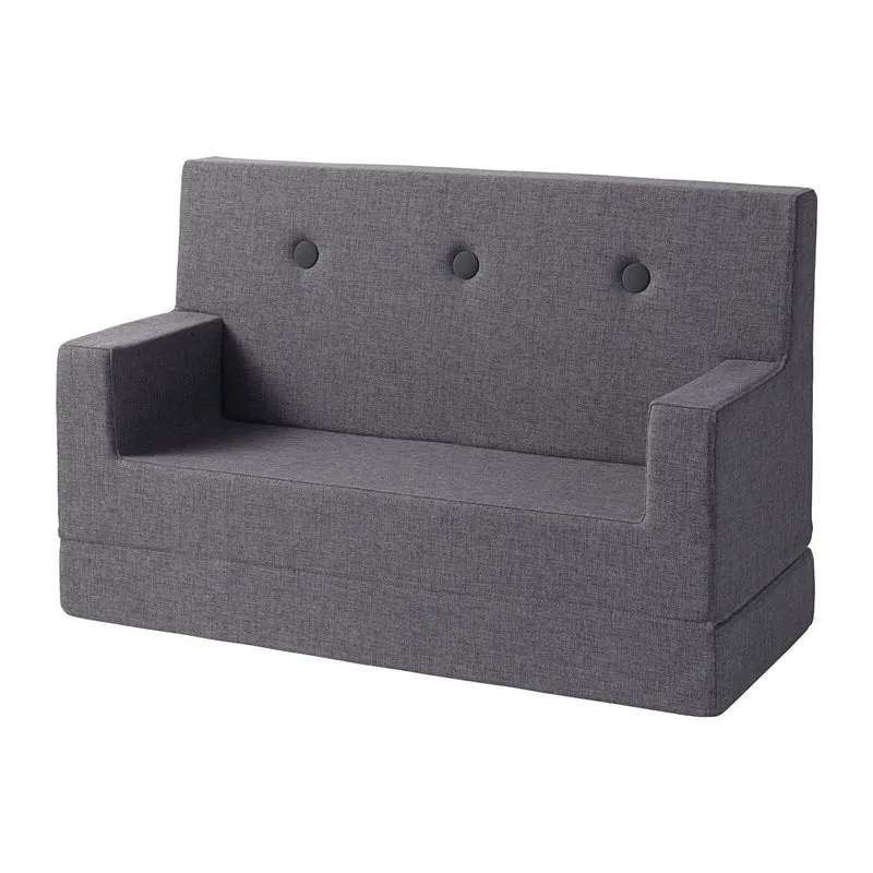 by KlipKlap Kids Sofa Blue Grey