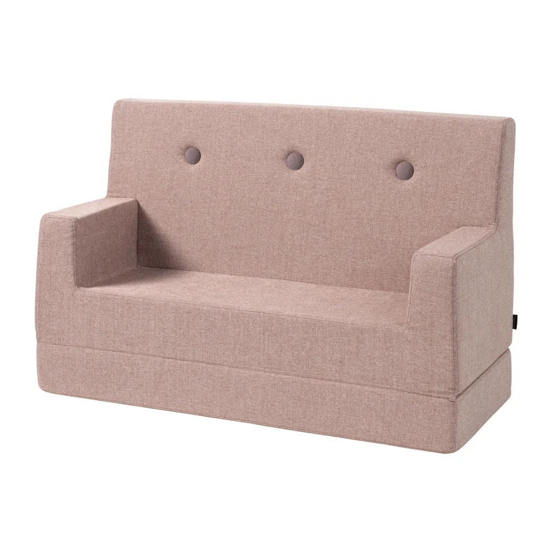 by KlipKlap Kids Sofa Soft Rose