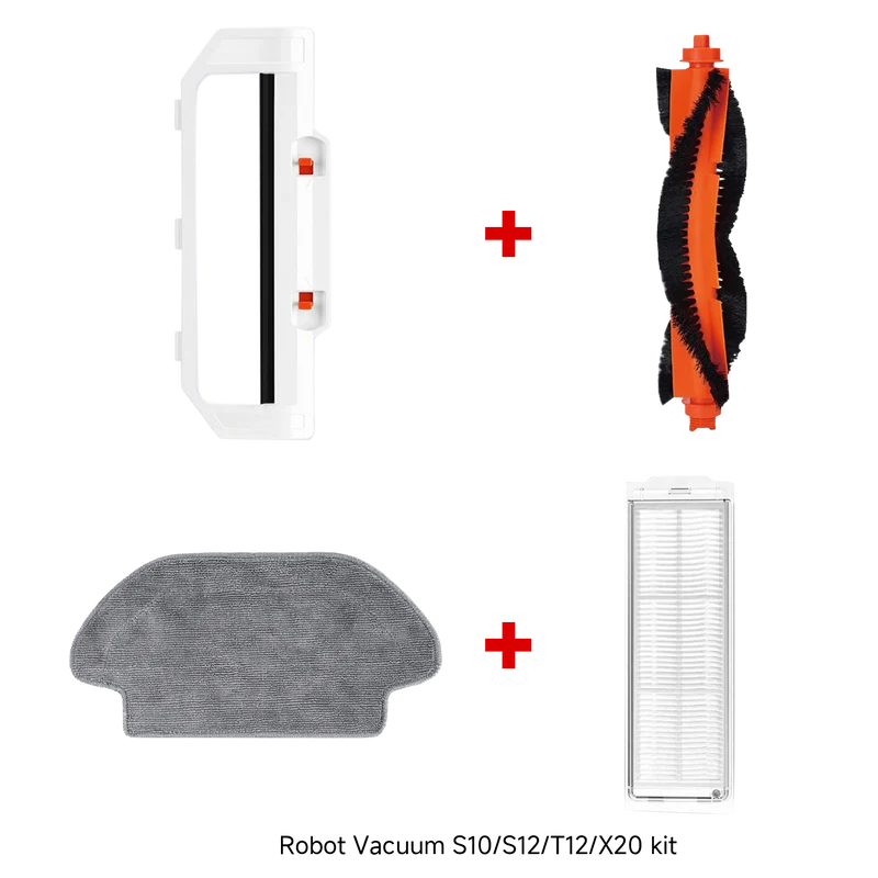 Xiaomi Robot Vacuum Main Brush+Brush Cover+Mop Pad+Filter Bundle