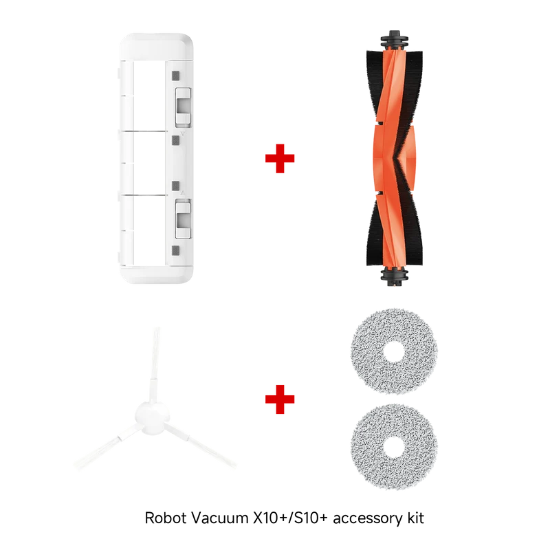 Xiaomi Robot Vacuum Side Brush+Main Brush+Brush Cover+Mop Pad Bundle