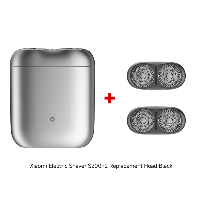Xiaomi Electric Shaver S200 Silver EU+2 Replacement Heads Bundle