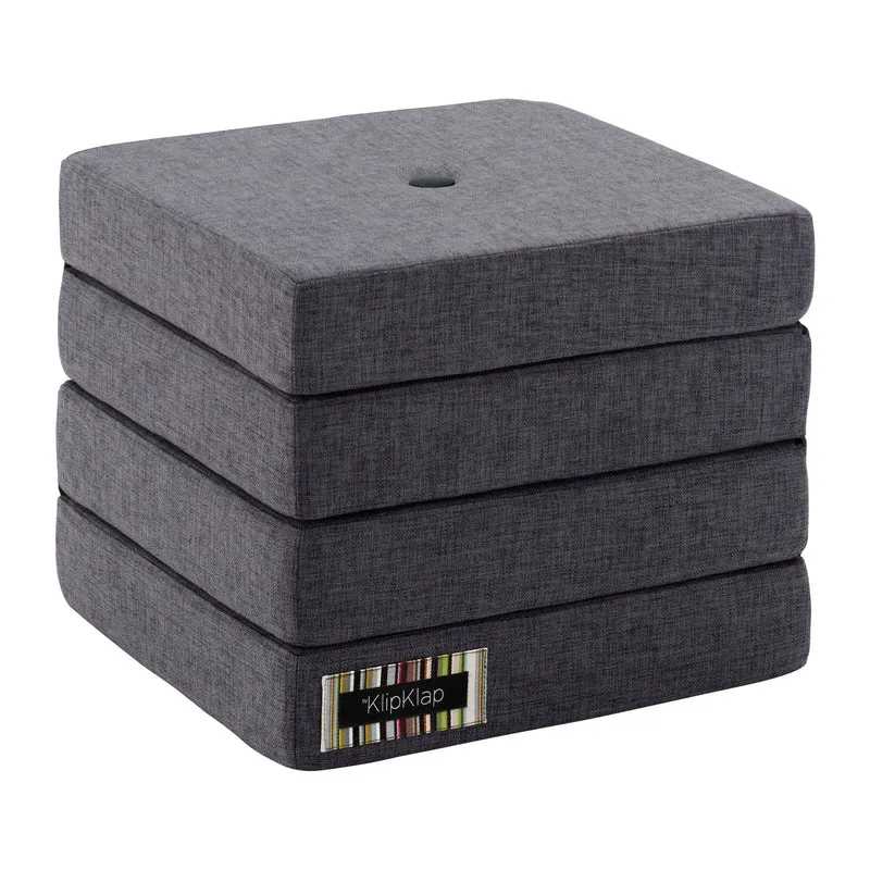 by KlipKlap 4 Fold Mattress Blue Grey