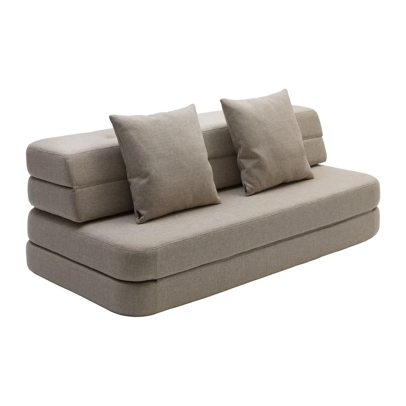 by KlipKlap 3 Fold Sofa XL Soft 140 cm Beige