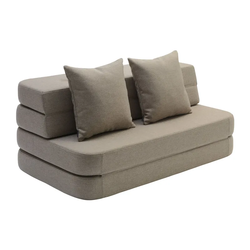 by KlipKlap 3 Fold Sofa 120 cm Sand