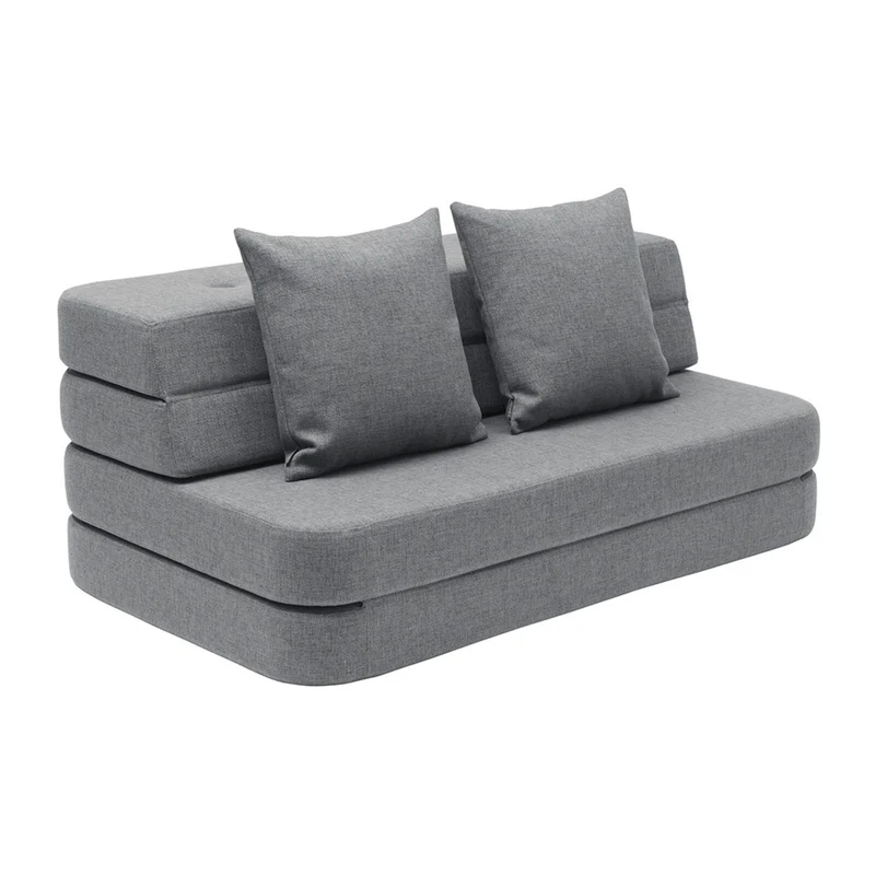 by KlipKlap 3 Fold Sofa 120 cm Blue Grey