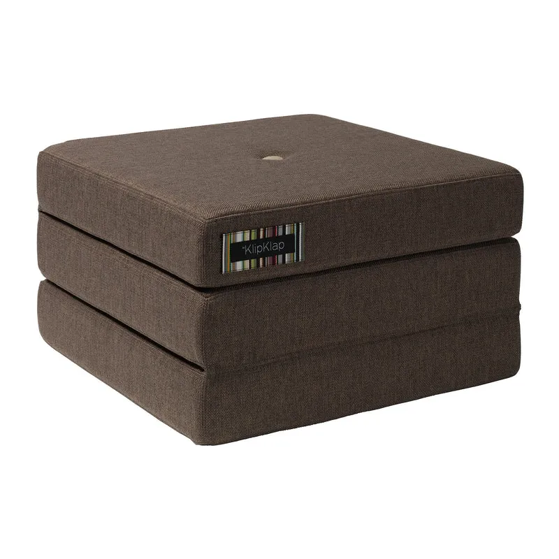 by KlipKlap 3 Fold Single Mattress Brown