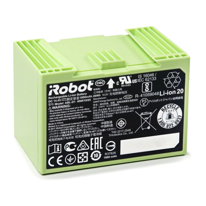 iRobot Roomba 1850mAh Lithium Battery for e- and i-series Green