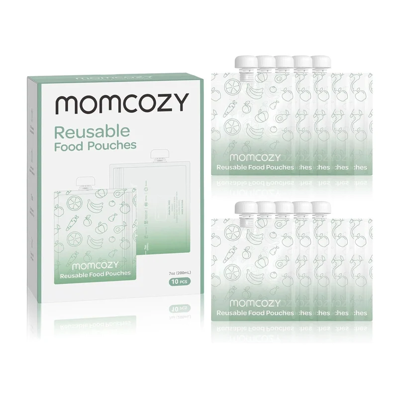 Momcozy 200ML 10PCS Pouches Baby Food Maker