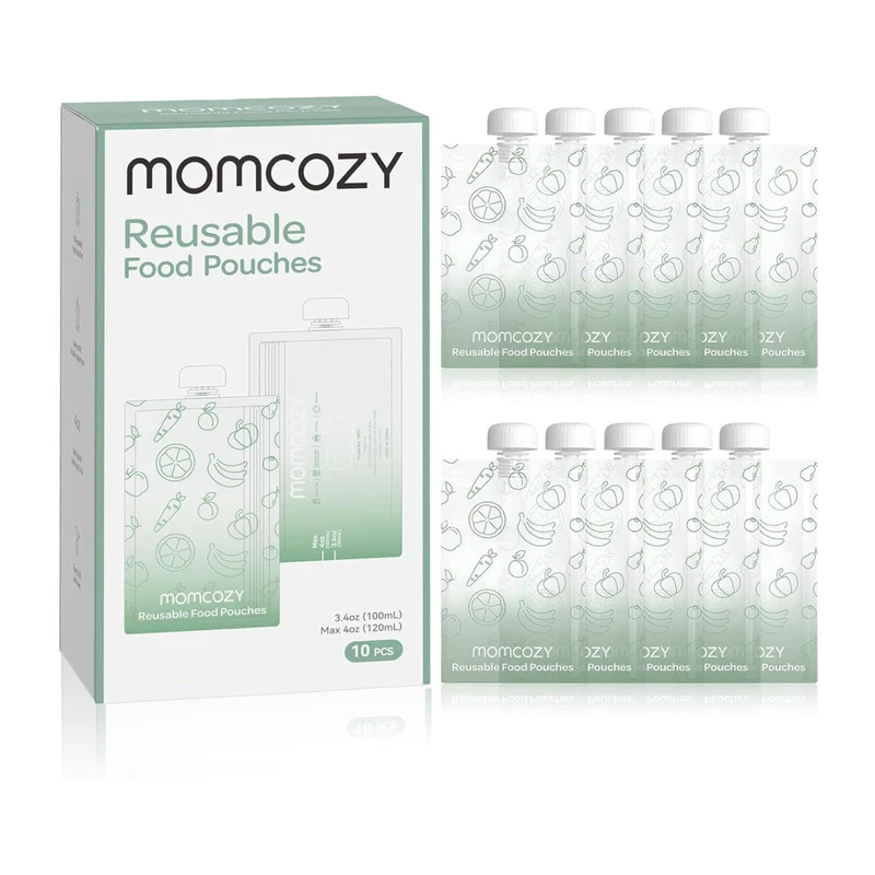 Momcozy 100ML 10PCS Pouches Baby Food Maker