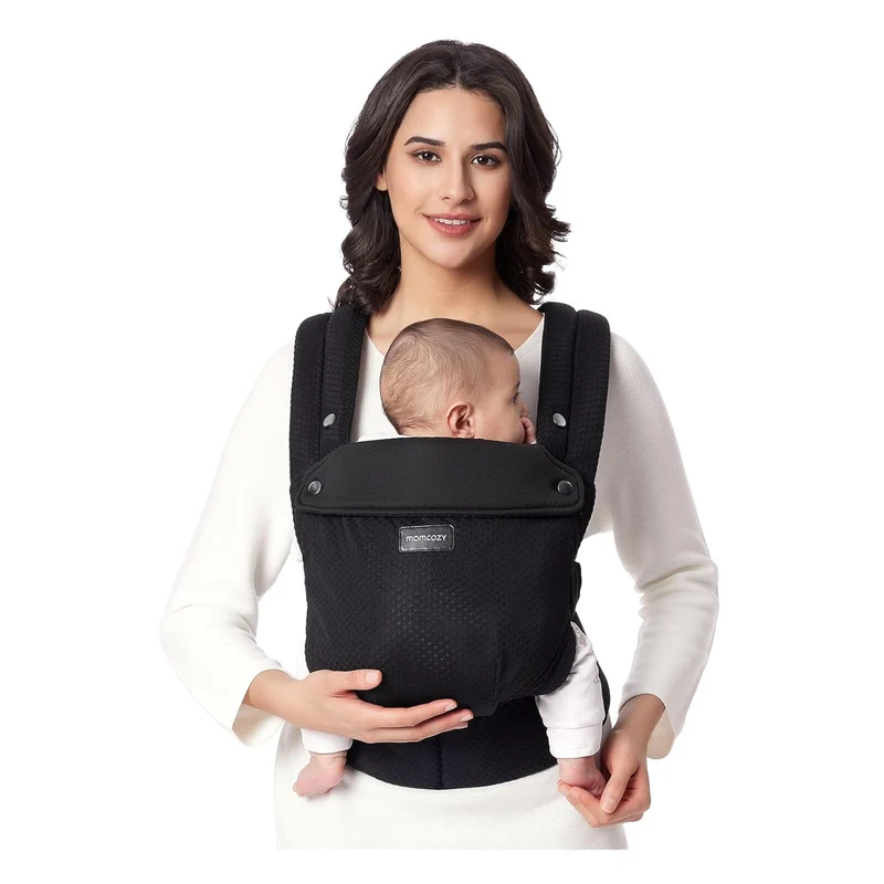 Momcozy Baby Carrier Air Mesh Hip Seat Carrier Black
