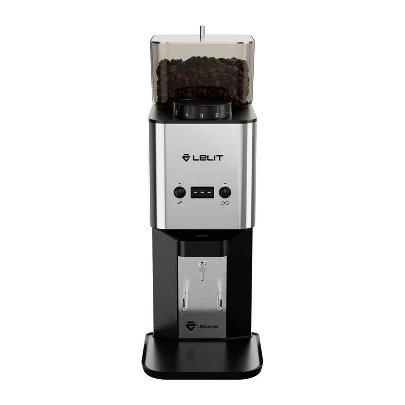 Lelit Steve Flat BURR PSS Type Q Coffee grinder Polished Steel