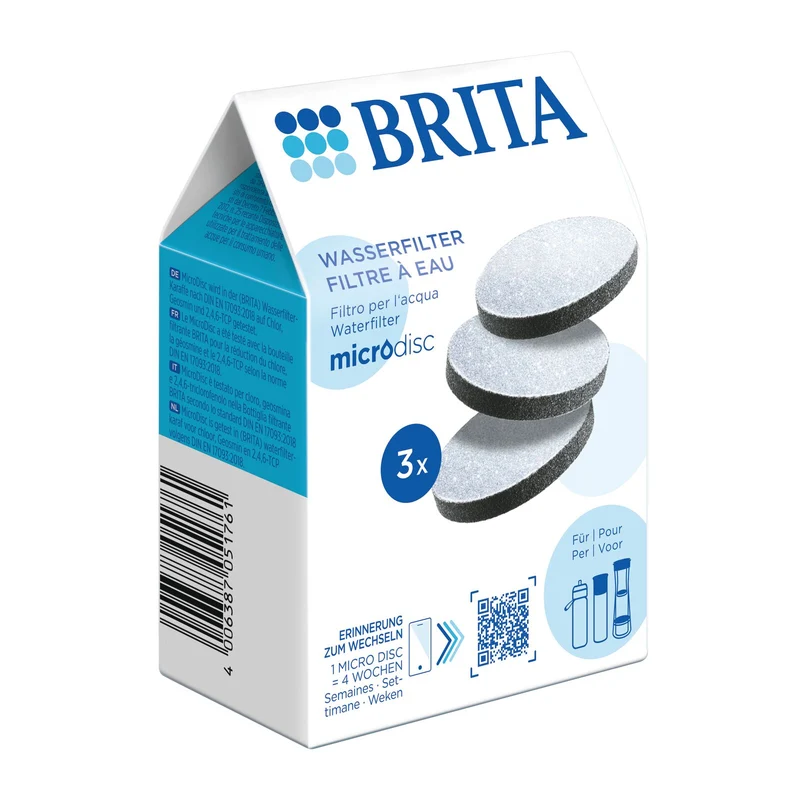 Brita Micro Disc 3-Pack Waterfilter White