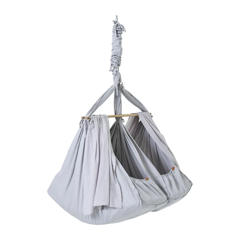 Membantu Premium Organic Twin Hammock Grey