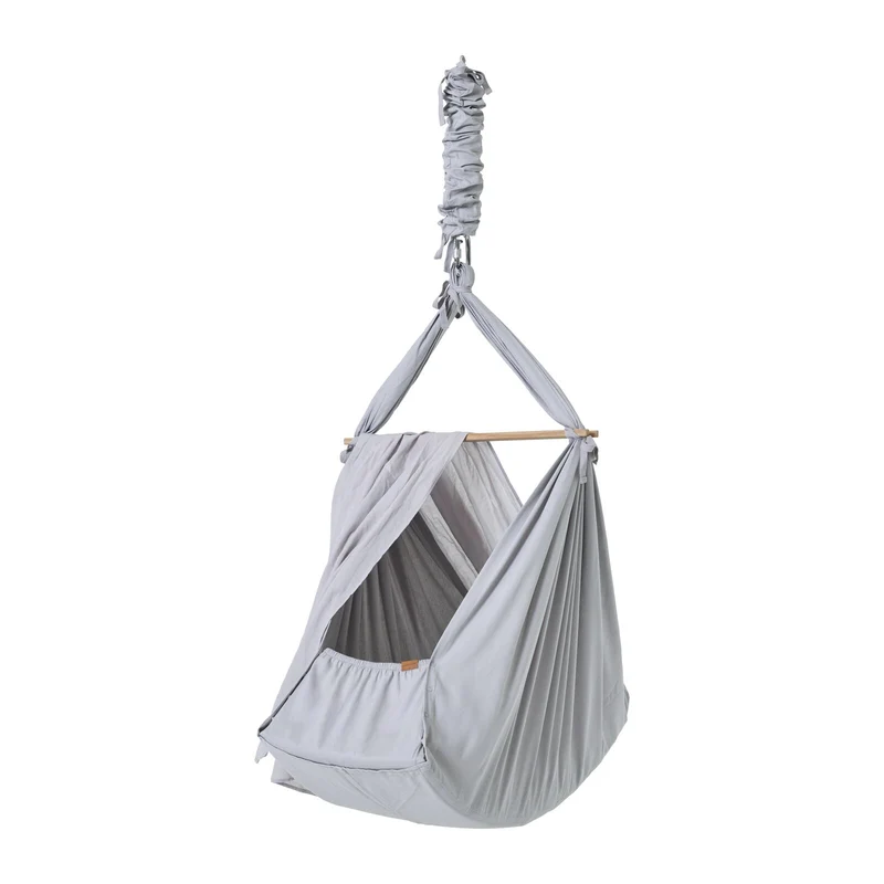 Membantu Premium Organic Baby Hammock Grey