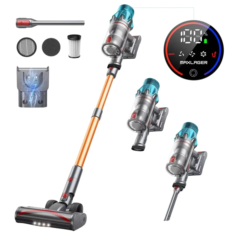 Maxlager Ultra X7 - 550W – 50 kPa Avancerad Sladdlös Dammsugare - Skaftdammsugare